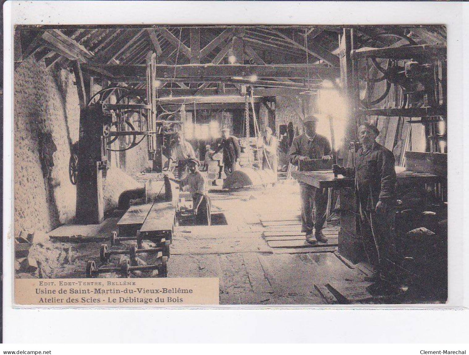 SAINT-MARTIN-du-VIEUX-BELLEME: Usine, Atelier Des Scies Le Débitage Du Bois - Très Bon état - Andere & Zonder Classificatie