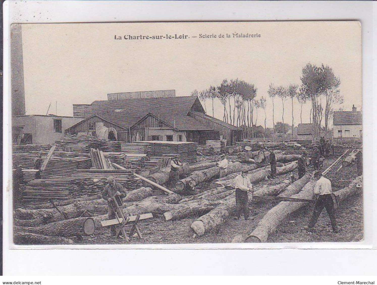 LA CHARTRE-sur-le-LOIR: Scierie De La Maladrerie - Très Bon état - Andere & Zonder Classificatie