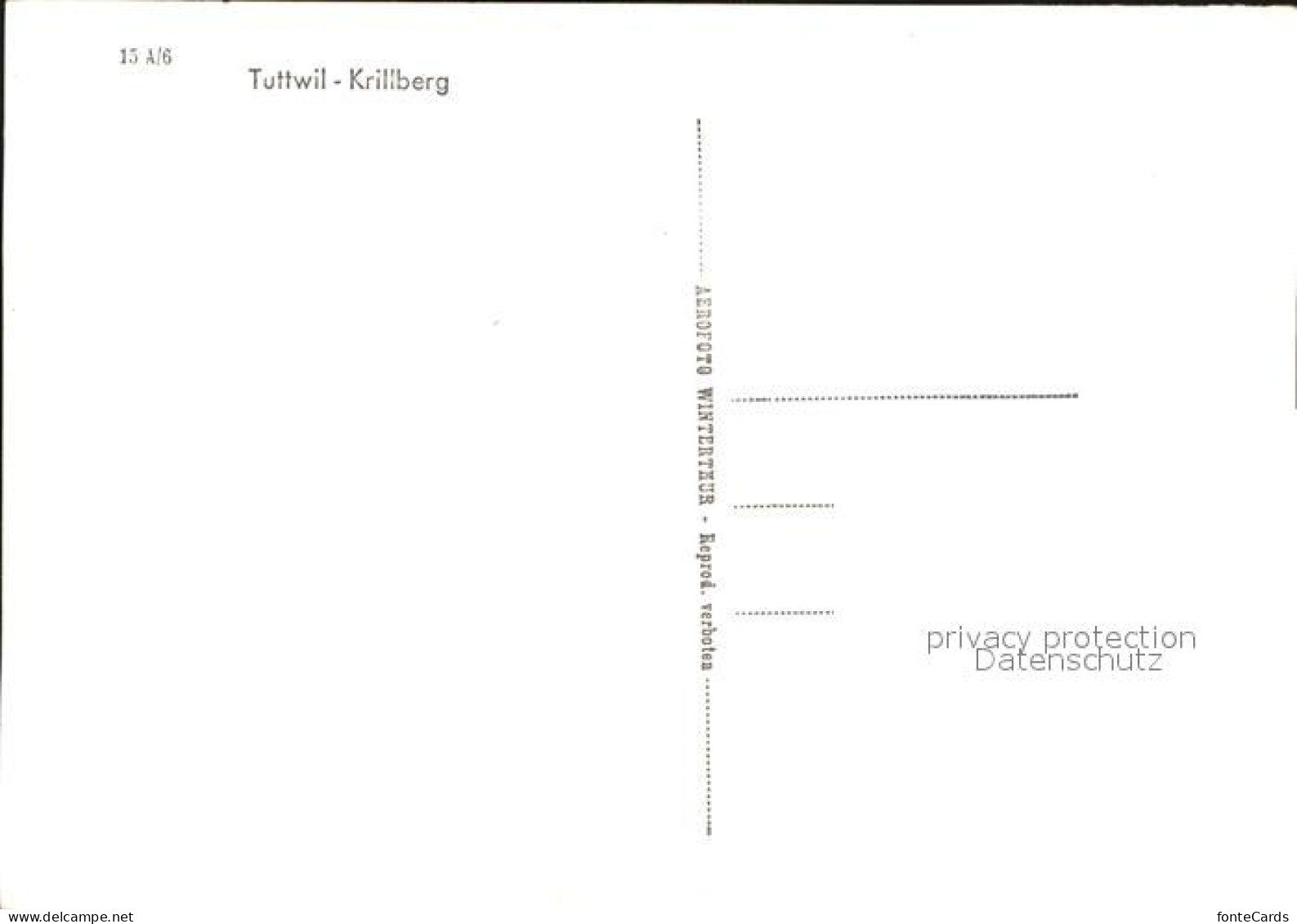 12589364 Tuttwil Fliegeraufnahme Krillberg Tuttwil - Autres & Non Classés