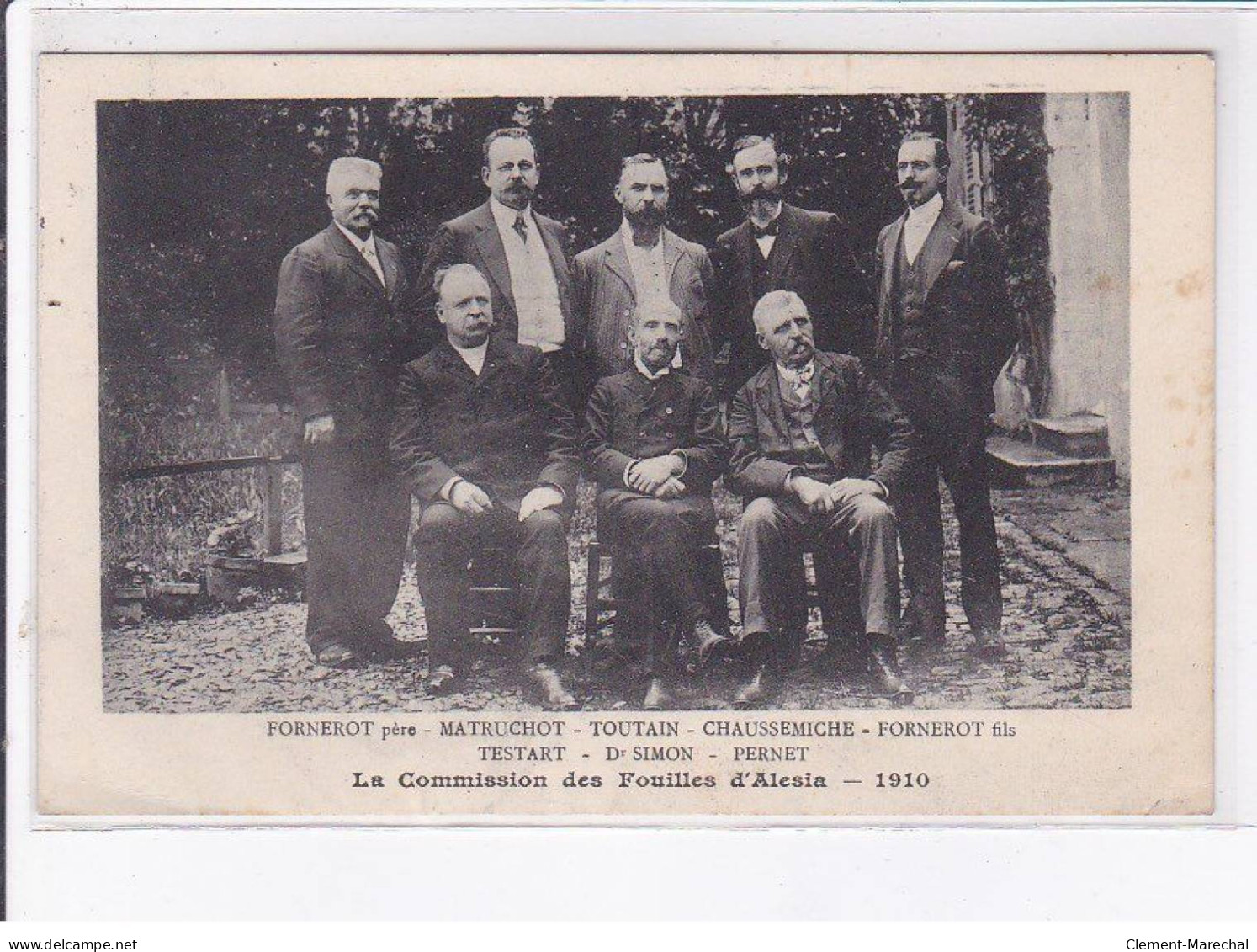 COTE D'OR: La Commission Des Fouilles D'alésia, Autographe 1910 - Très Bon état - Otros & Sin Clasificación