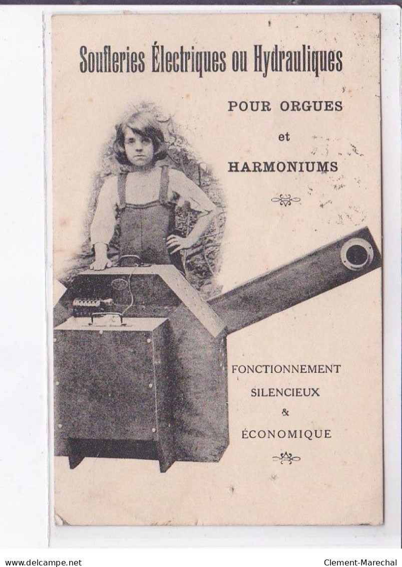 MEUDON: Soufleries électriques Ou Hydrauliques Pour Orgues Et Harmoniums - état - Meudon