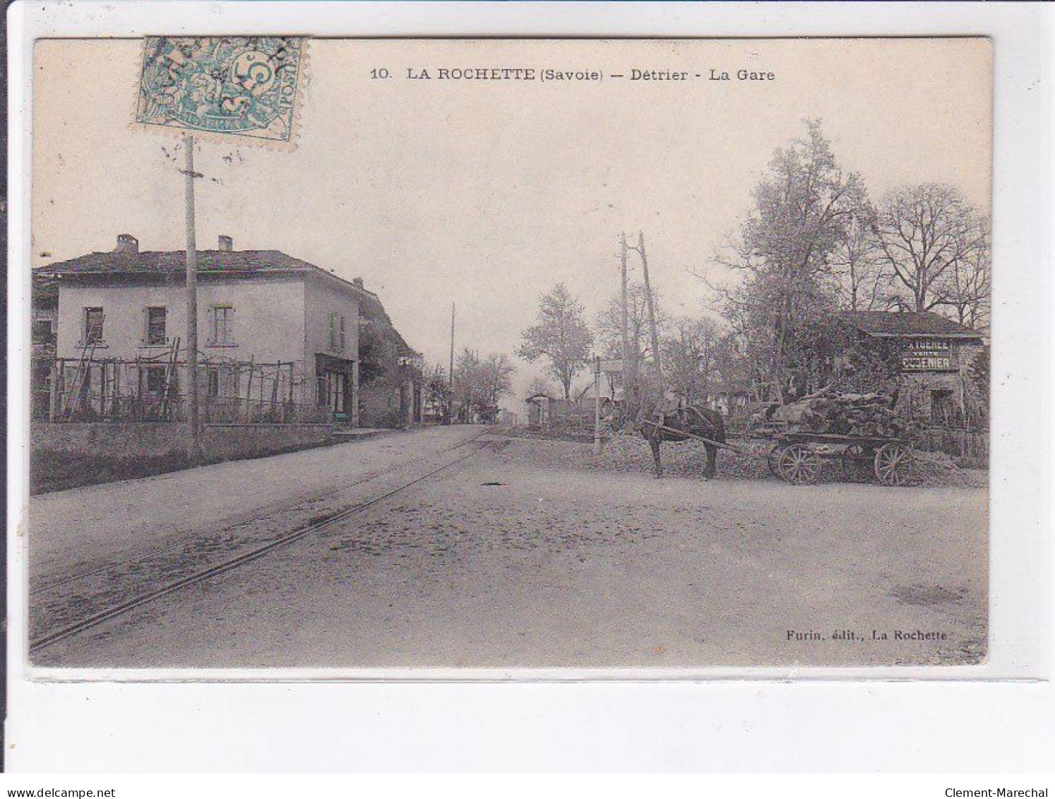 LA ROCHETTE: Détrier, La Gare - Très Bon état - Autres & Non Classés