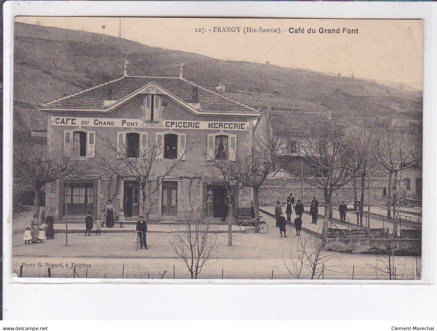 FRANGY: Café Du Grand Pont - état - Frangy