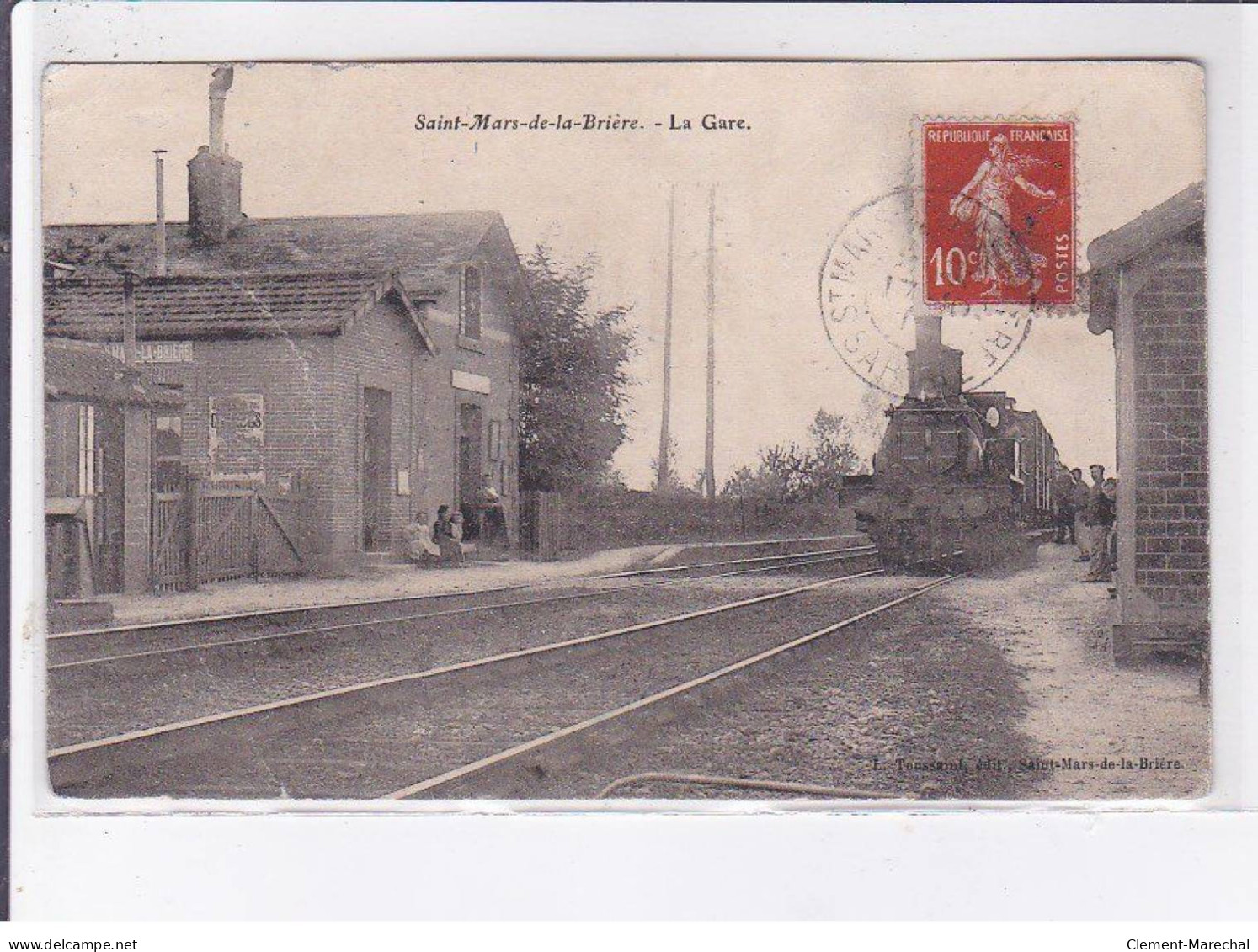 SAINT-MARS-de-la-BRIERE: La Gare - état - Autres & Non Classés