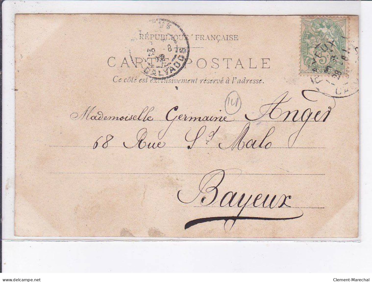 FONTAINE-HENRY: 2CPA, Château De Fontaine Henry 22 Août 1902 - Très Bon état - Sonstige & Ohne Zuordnung