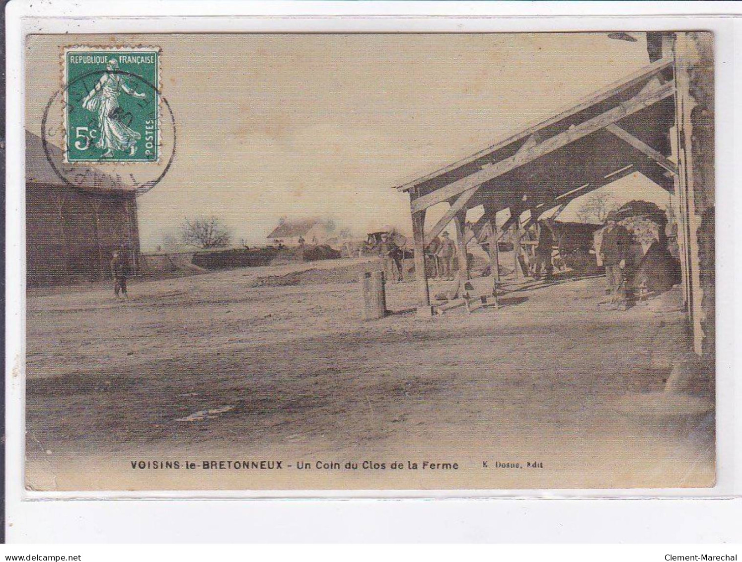 VOISIN-le-BRETONNEUX: Un Coin Du Clos De La Ferme - état - Other & Unclassified