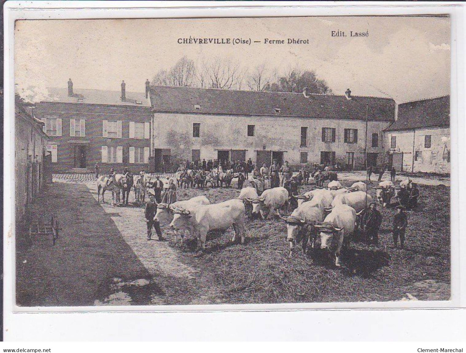 CHEVREVILLE: Ferme Dhérot - état - Other & Unclassified