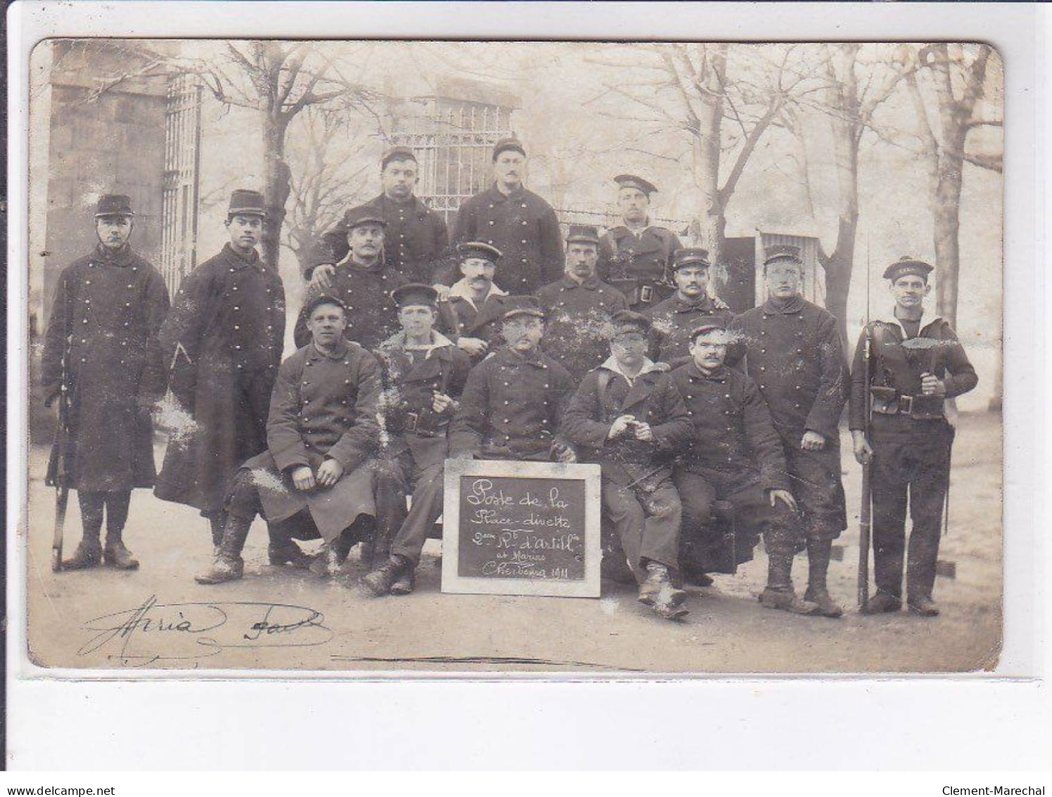 CHERBOURG: Poste De La Place Disette, 2e Régiment D'artillerie - Très Bon état - Cherbourg