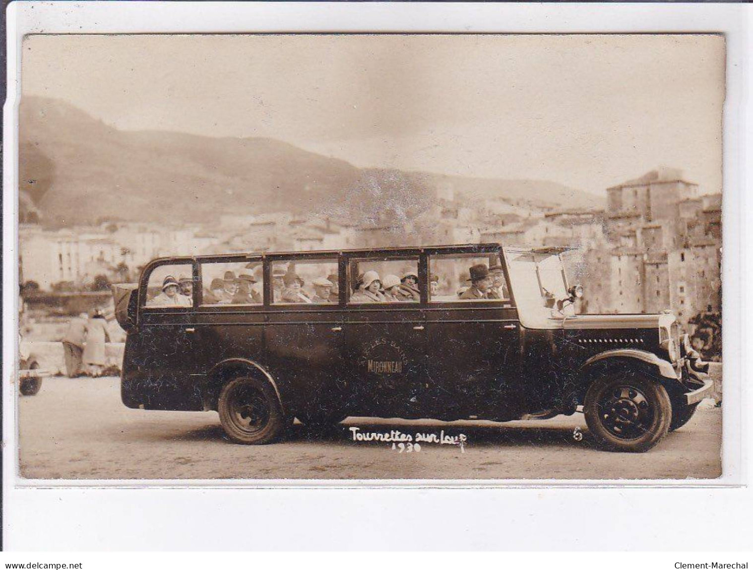 TOURRETTES LES BAINS: Tournettes Sur Loup, Autobus - Très Bon état - Altri & Non Classificati