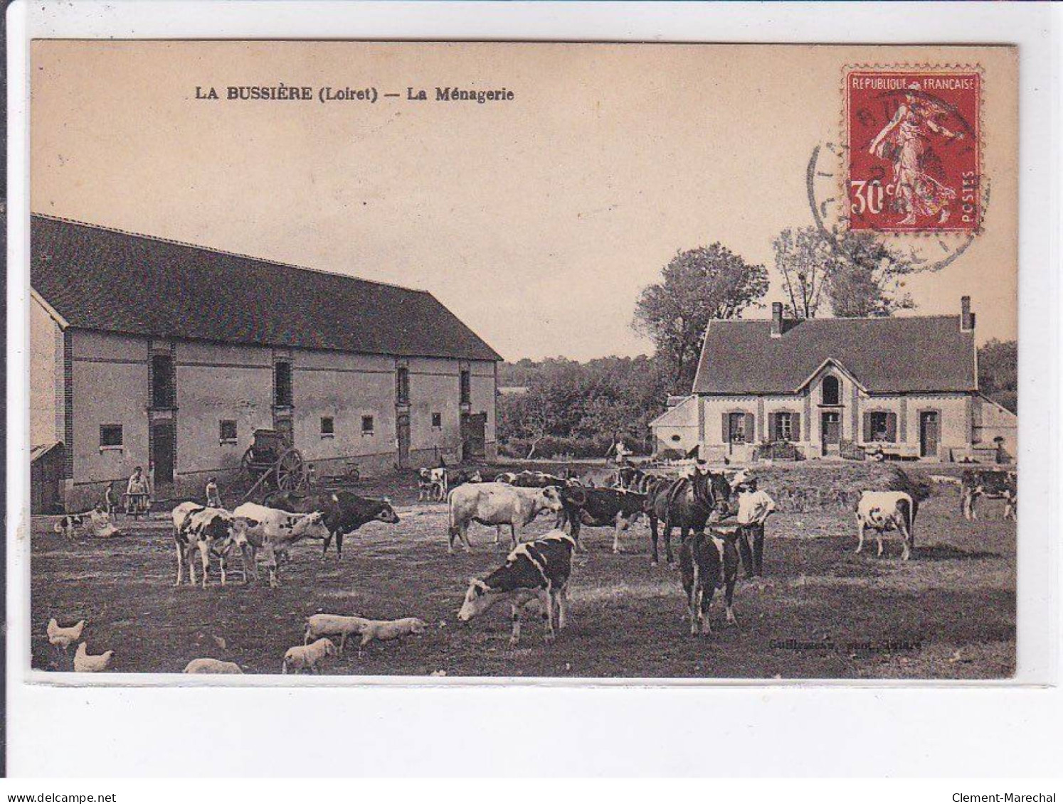 LA BUSSIERE: La Ménagerie - Très Bon état - Autres & Non Classés