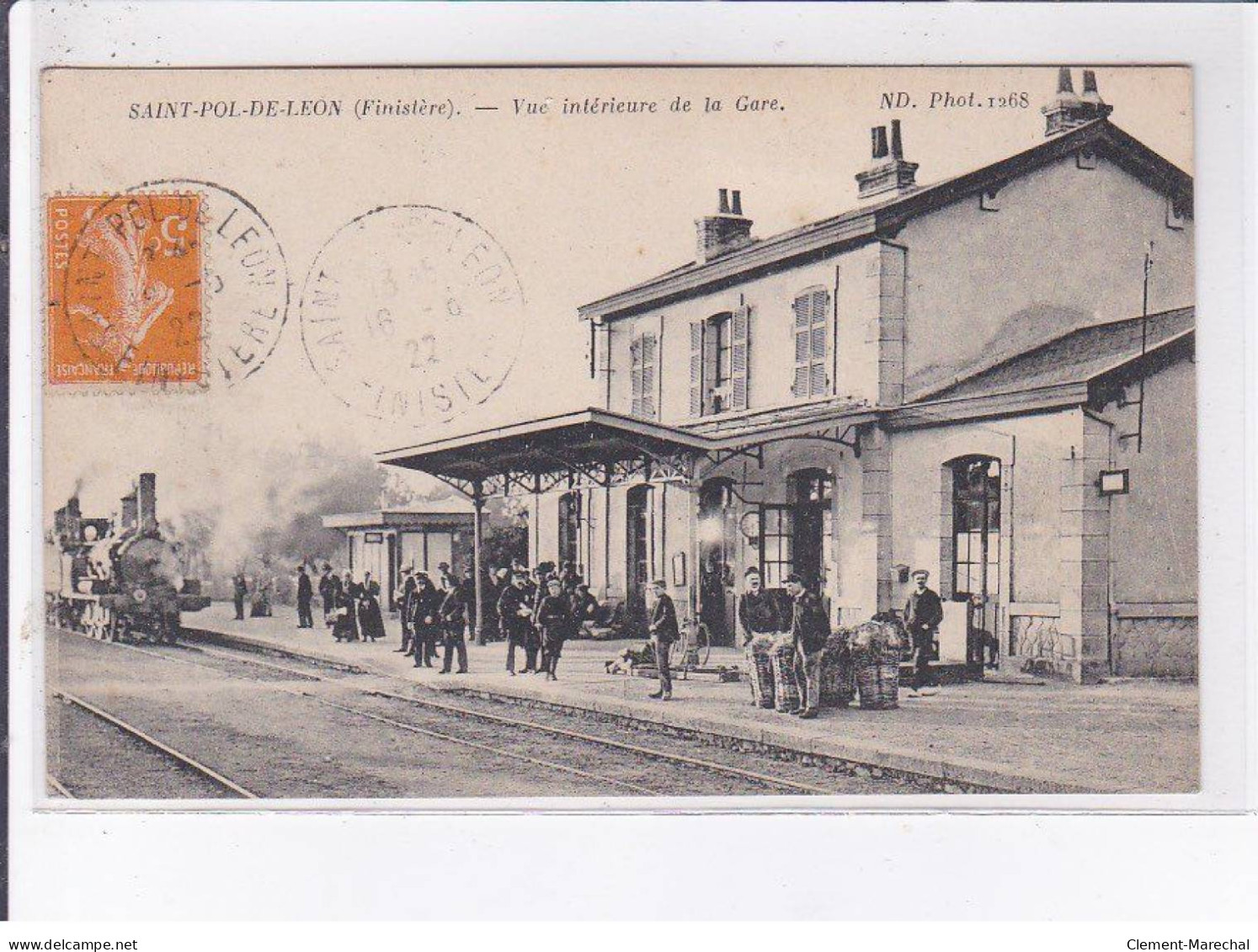 SAINT-POL-de-LEON: Vue Intérieure De La Gare - Très Bon état - Saint-Pol-de-Léon