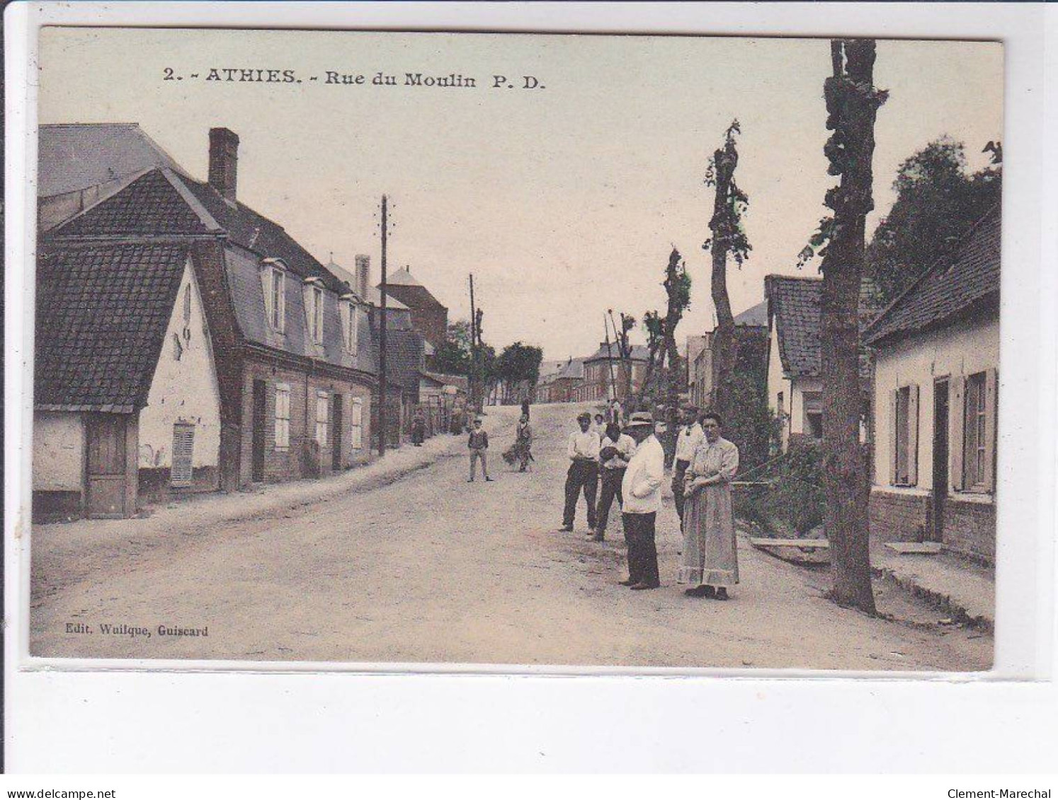 ATHIES: Rue Du Moulin - Très Bon état - Andere & Zonder Classificatie