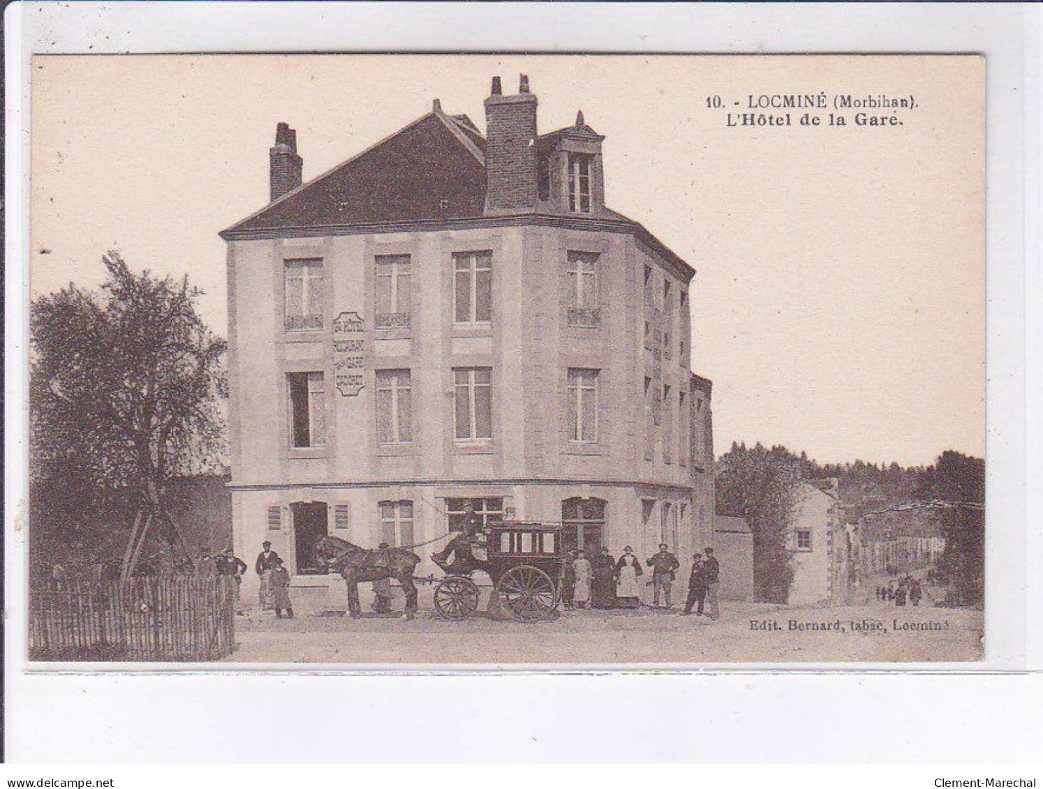 LOCMINE: L'hôtel De La Gare - Très Bon état - Locmine