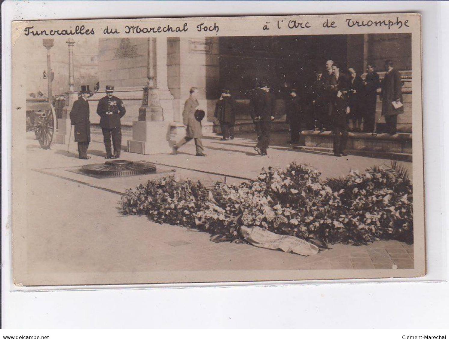 PARIS: 3 Photo Format CPA, Funérail Du Maréchal Foch - Très Bon état - Autres Monuments, édifices