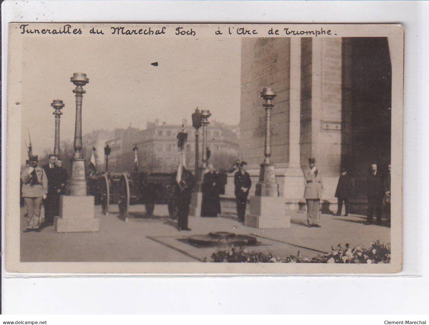 PARIS: 3 Photo Format CPA, Funérail Du Maréchal Foch - Très Bon état - Autres Monuments, édifices