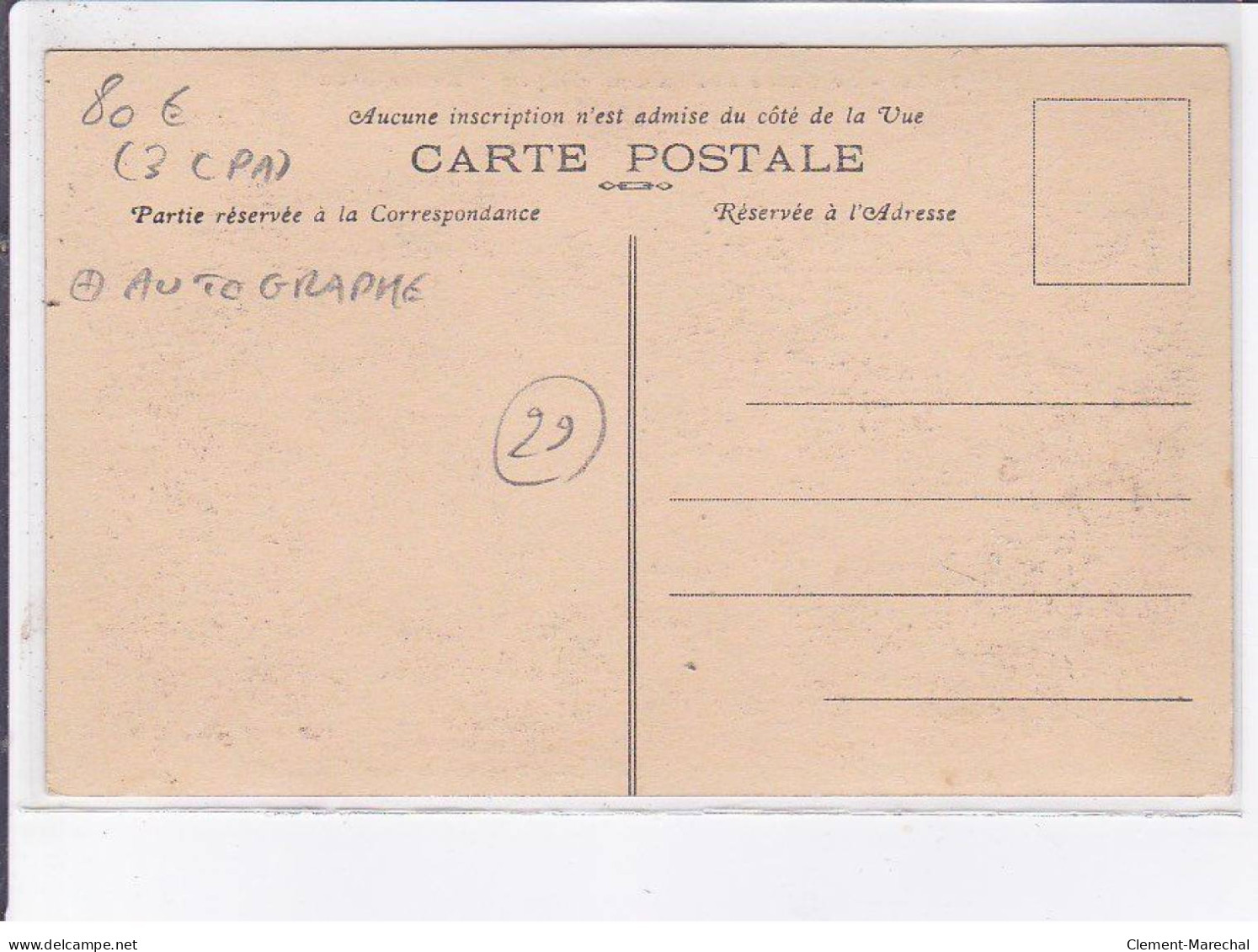 PONT-AVEN: Mr. Et Mme. Cueff Dans Le Bois D'amour (lot De 3 Cpa) (autographe) - Très Bon état - Other & Unclassified