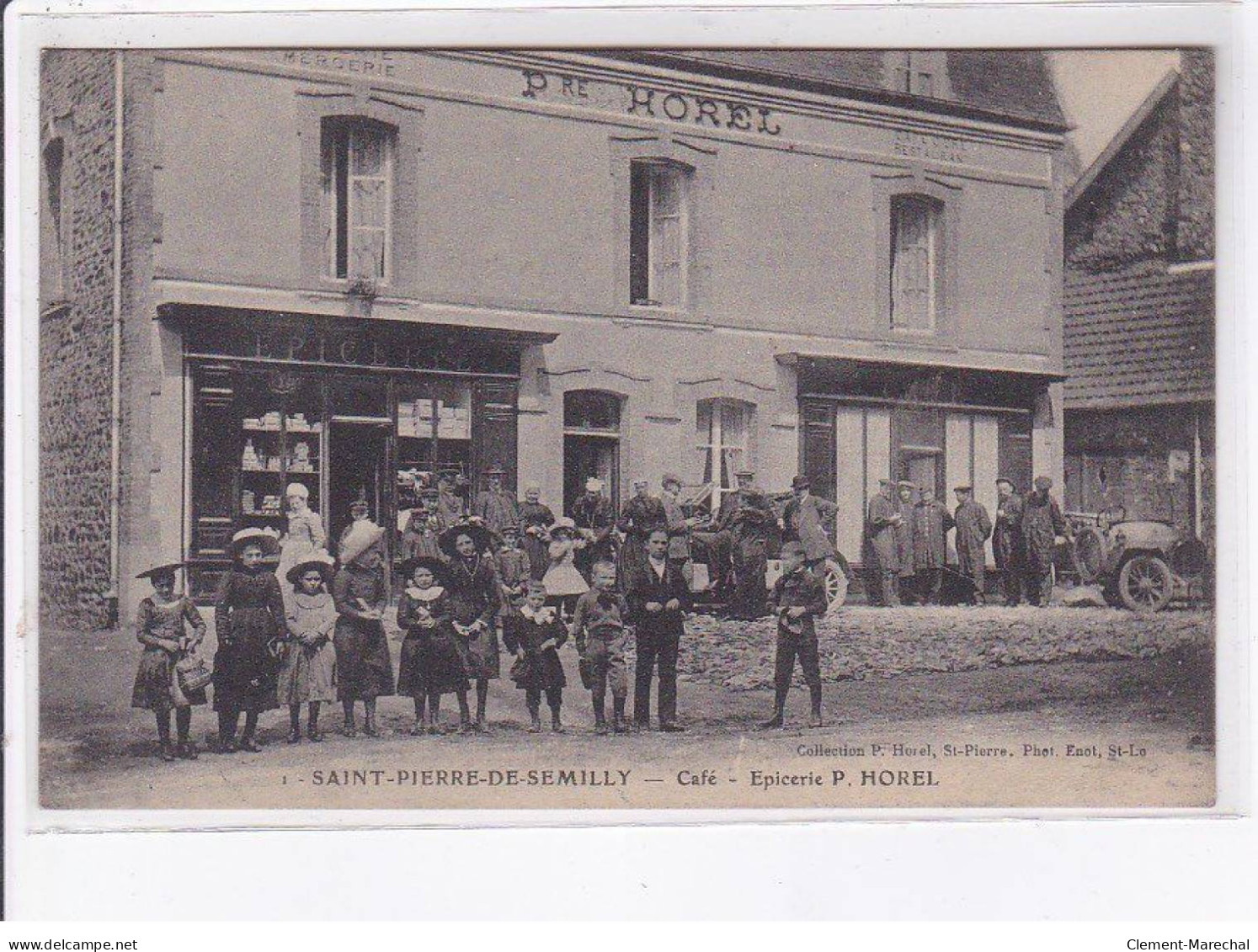 SAINT-PIERRE-de-SEMILLY: Café, épicerie P. Horel - Très Bon état - Autres & Non Classés