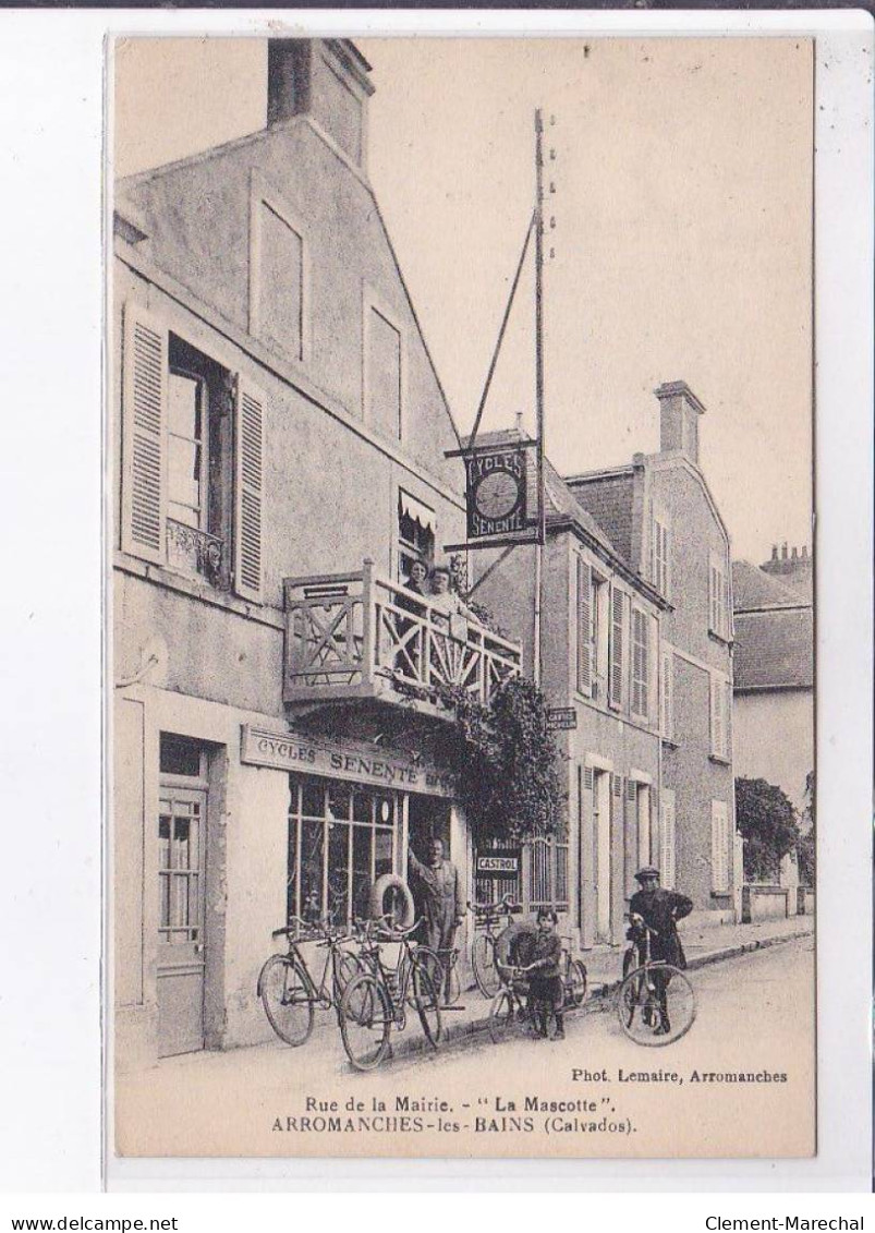 ARROMANCHES-les-BAINS: Rue De La Mairie, "la Mascotte", Vélos, Cycles - Très Bon état - Arromanches