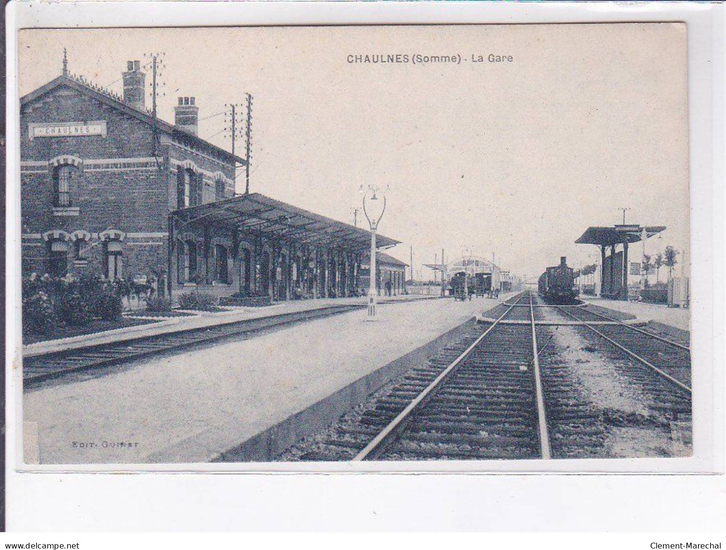 CHAULNES: La Gare - Très Bon état - Chaulnes