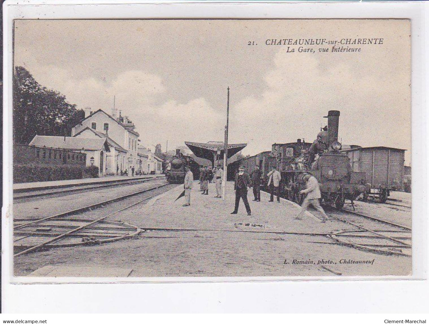 CHATEAUNEUF-sur-CHARENTE: La Gare, Vue Intérieure - Très Bon état - Chateauneuf Sur Charente