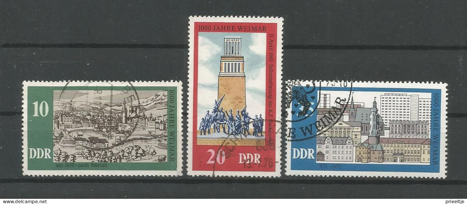 DDR 1975 Weimar Millenium Y.T. 1767/1769 (0) - Oblitérés