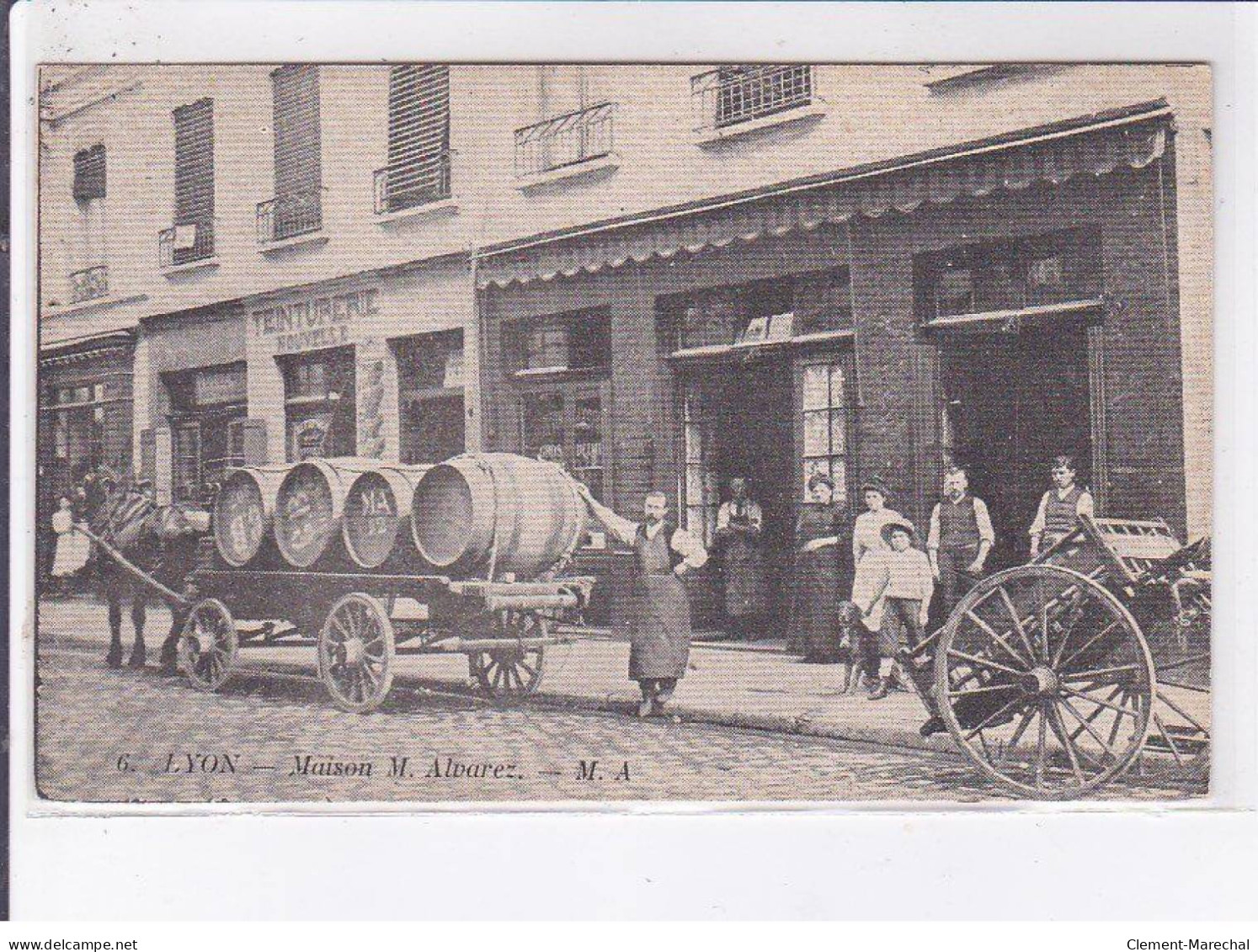 LYON: Marchand De Vins, Maison M. Alvarez - Très Bon état - Other & Unclassified