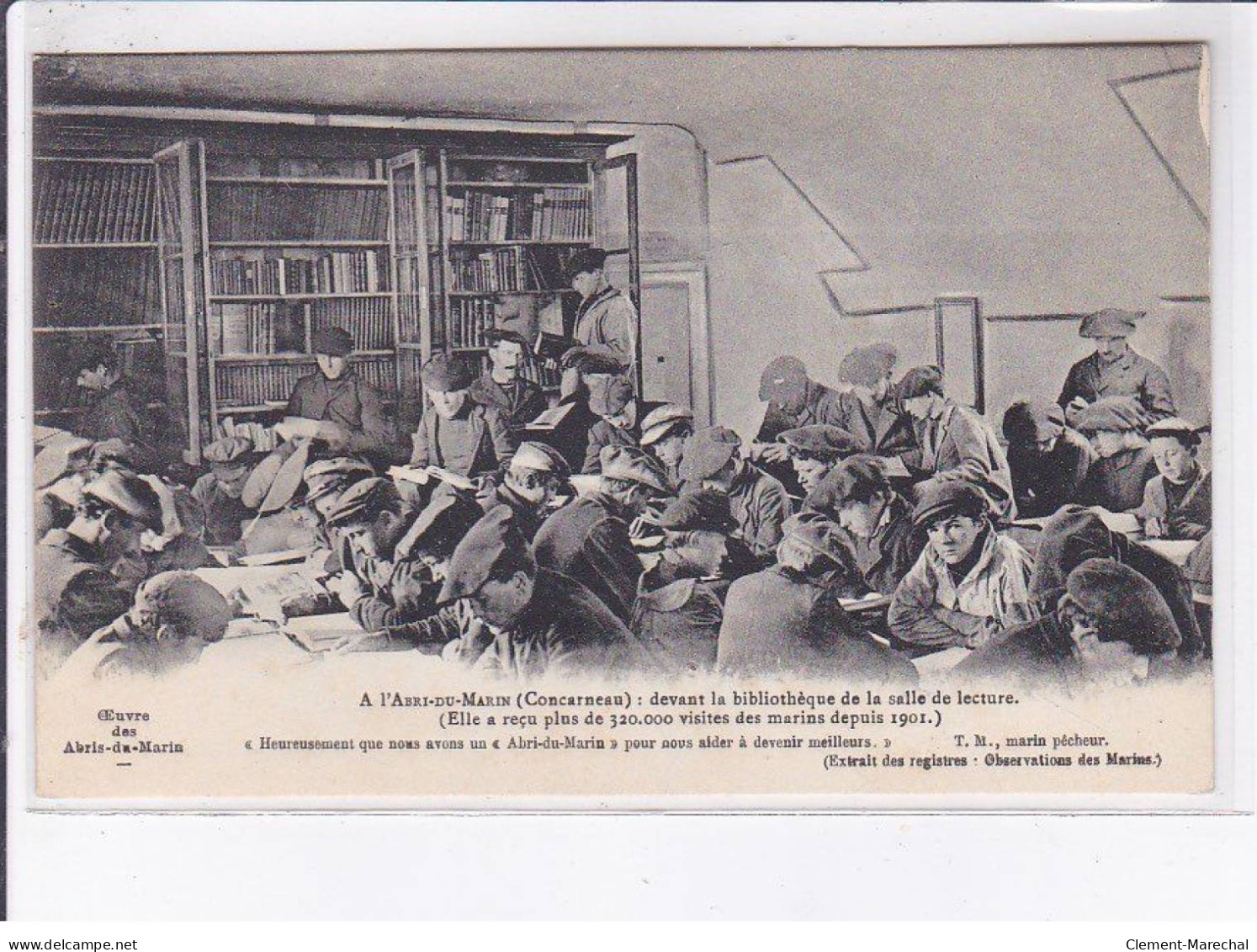 CONCARNEAU:: A L'abri-du-marin, Devant La Bibliothèque De La Salle De Lecture - Très Bon état - Concarneau