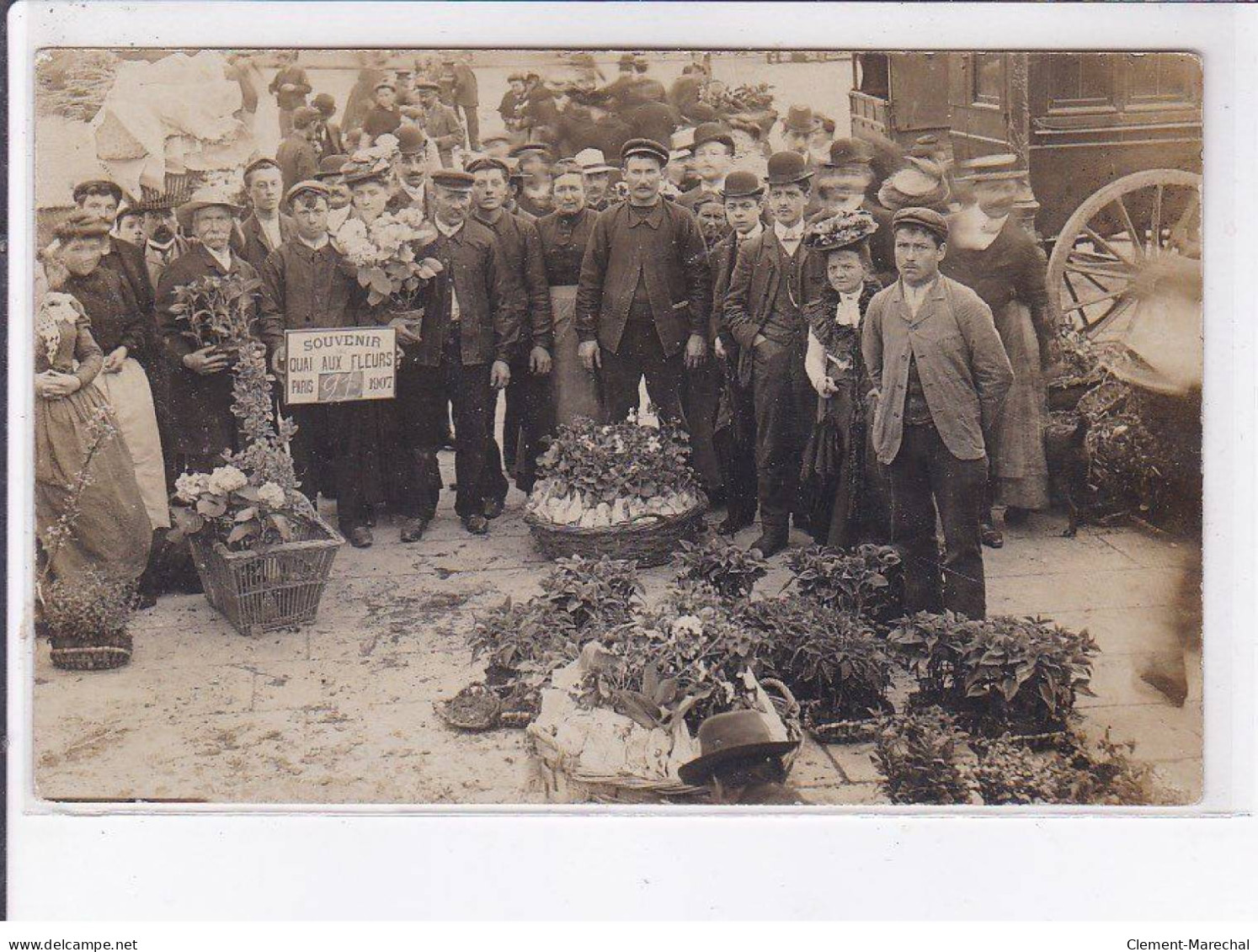 PARIS: Souvenir Quai Aux Fleurs 1907 - Très Bon état - Autres Monuments, édifices