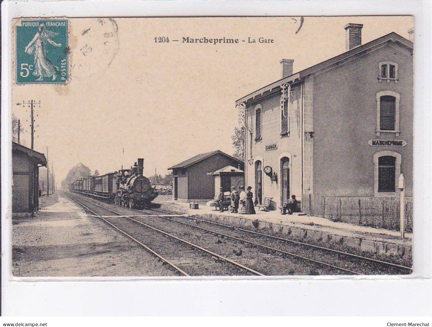 MARCHEPRIME: La Gare - Très Bon état - Andere & Zonder Classificatie