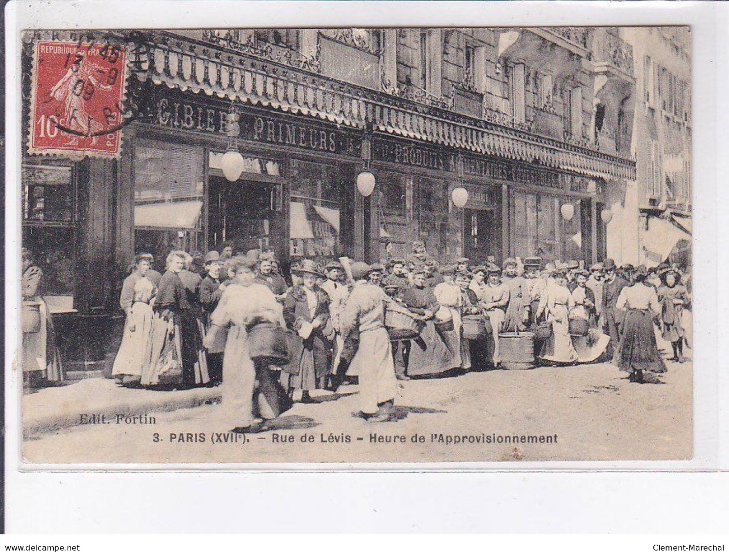 PARIS: Rue De Lévis, Heure De L'approvisionnement 75017 - Très Bon état - Autres Monuments, édifices