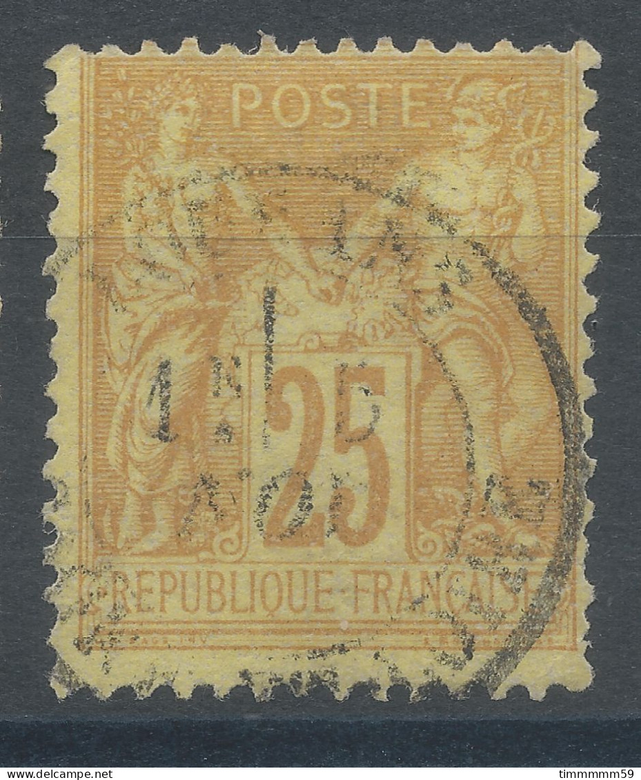 Lot N°82879   N°92, Oblitéré Cachet à Date à Déchiffrer - 1876-1898 Sage (Type II)