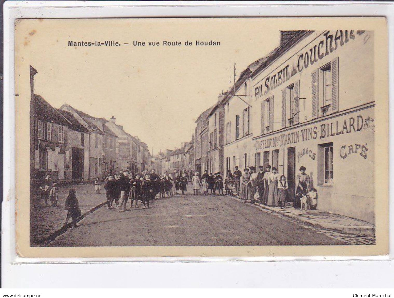 MANTES-la-VILLE: Une Vue Route De Houdan - Très Bon état - Mantes La Jolie