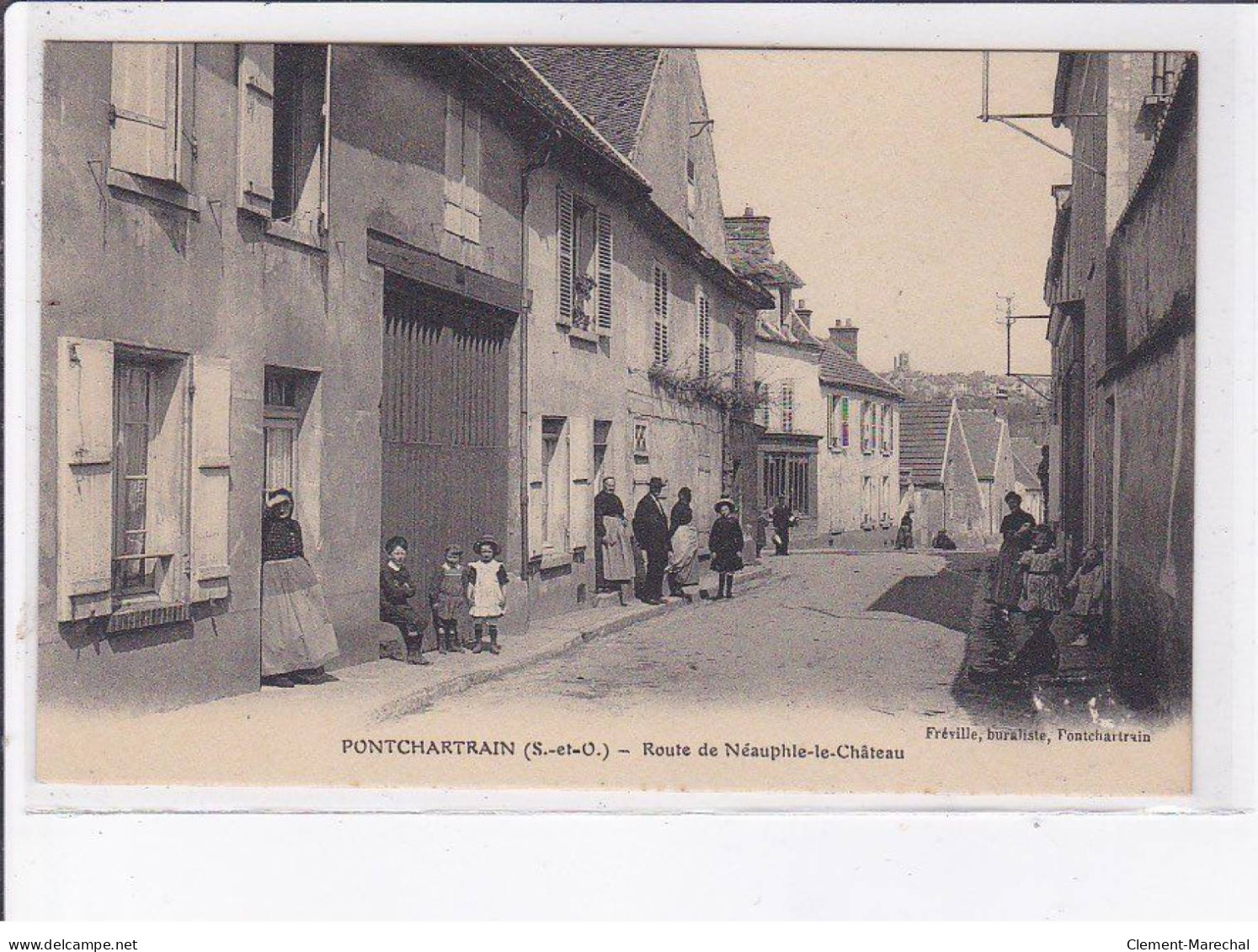 PONTCHARTRAIN: Route De Néauphle-le-château - Très Bon état - Andere & Zonder Classificatie