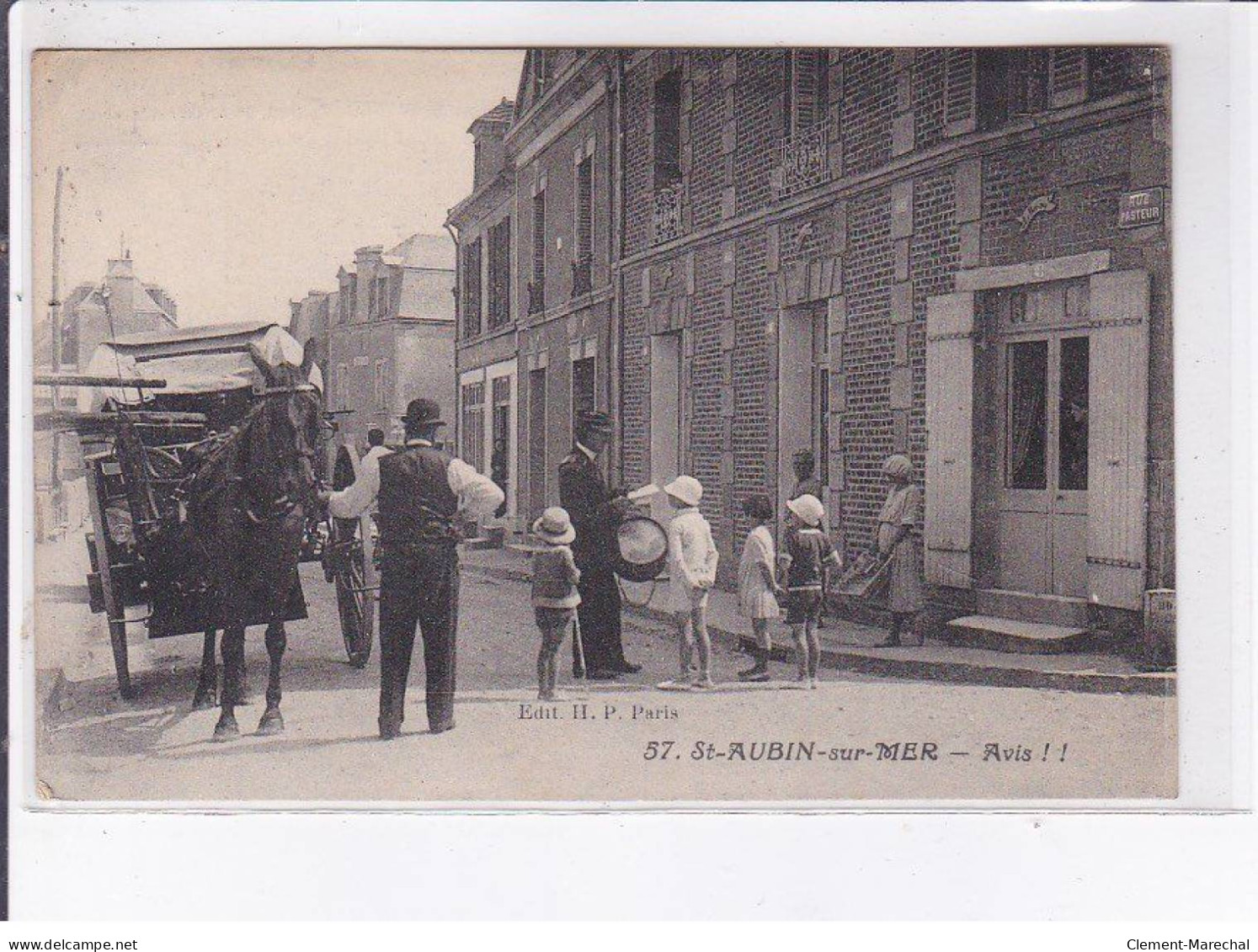 SAINT-AUBIN-sur-MER: Avis!!, Tambour De Ville - Très Bon état - Other & Unclassified