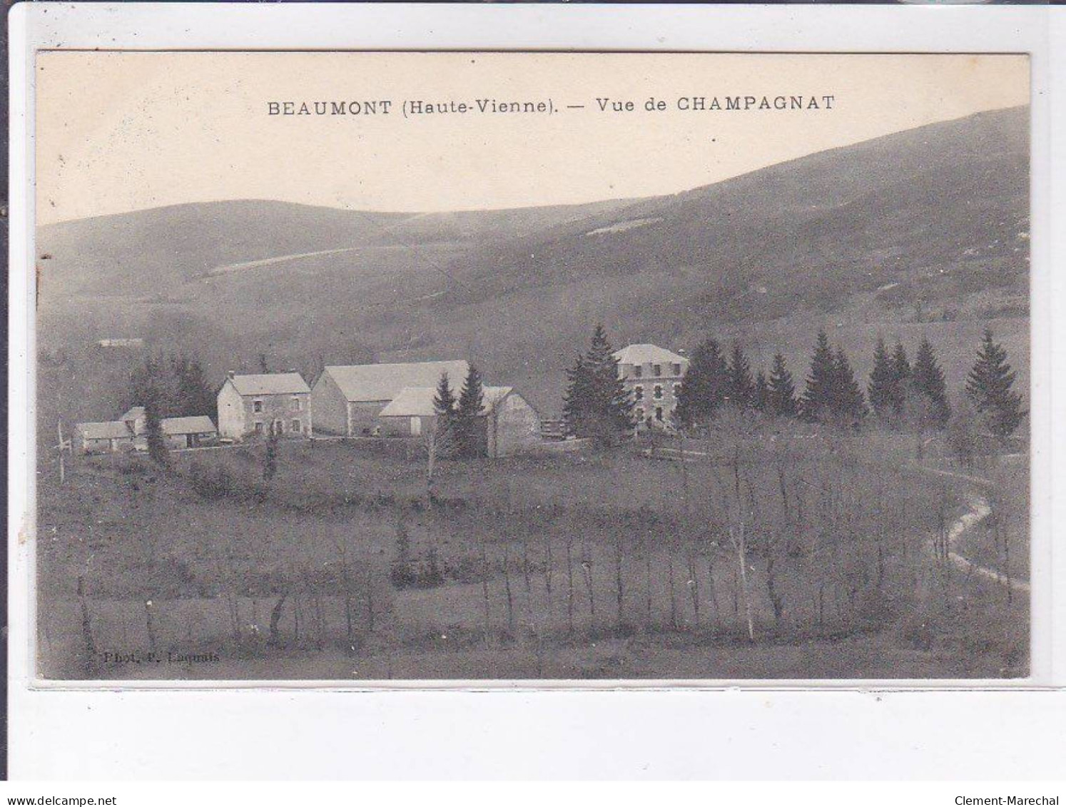 BEAUMONT: Vue De Champagnat - Très Bon état - Andere & Zonder Classificatie