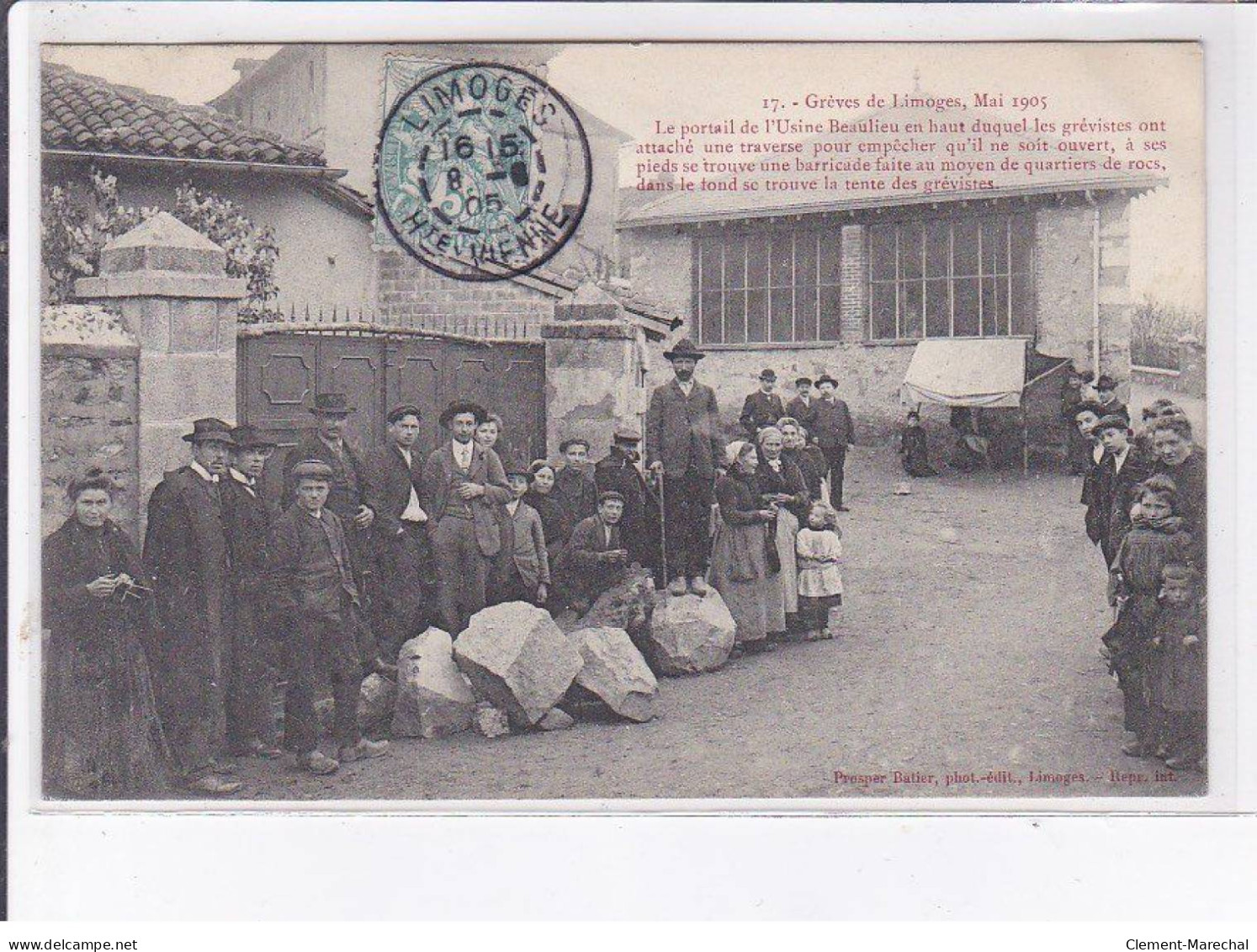 LIMOGES: Grèves De Limoges Mai 1905 - Très Bon état - Limoges