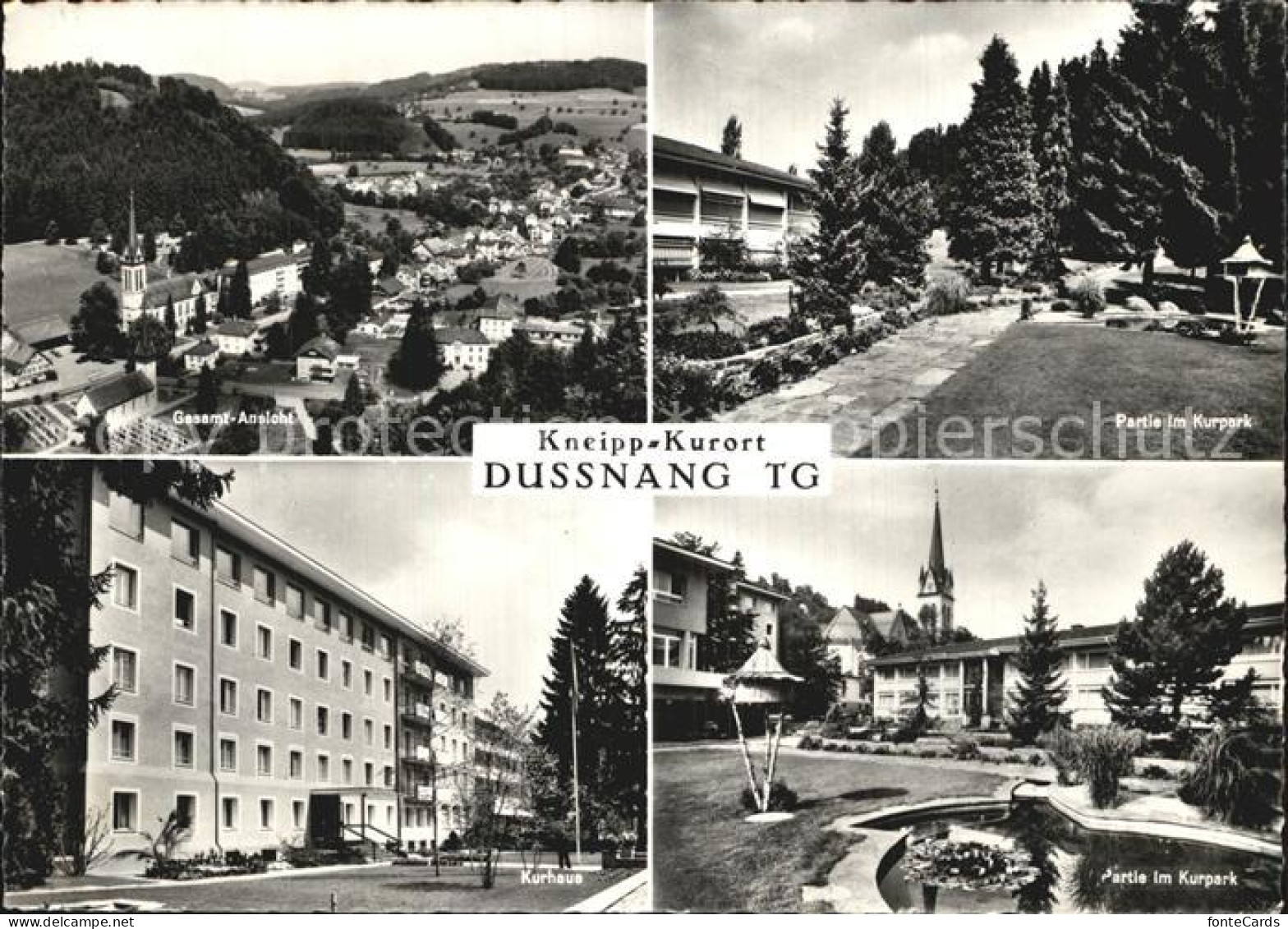 12589301 Dussnang Gesamtansicht Kneipp Kurort Kurpark Kurhaus Dussnang - Autres & Non Classés