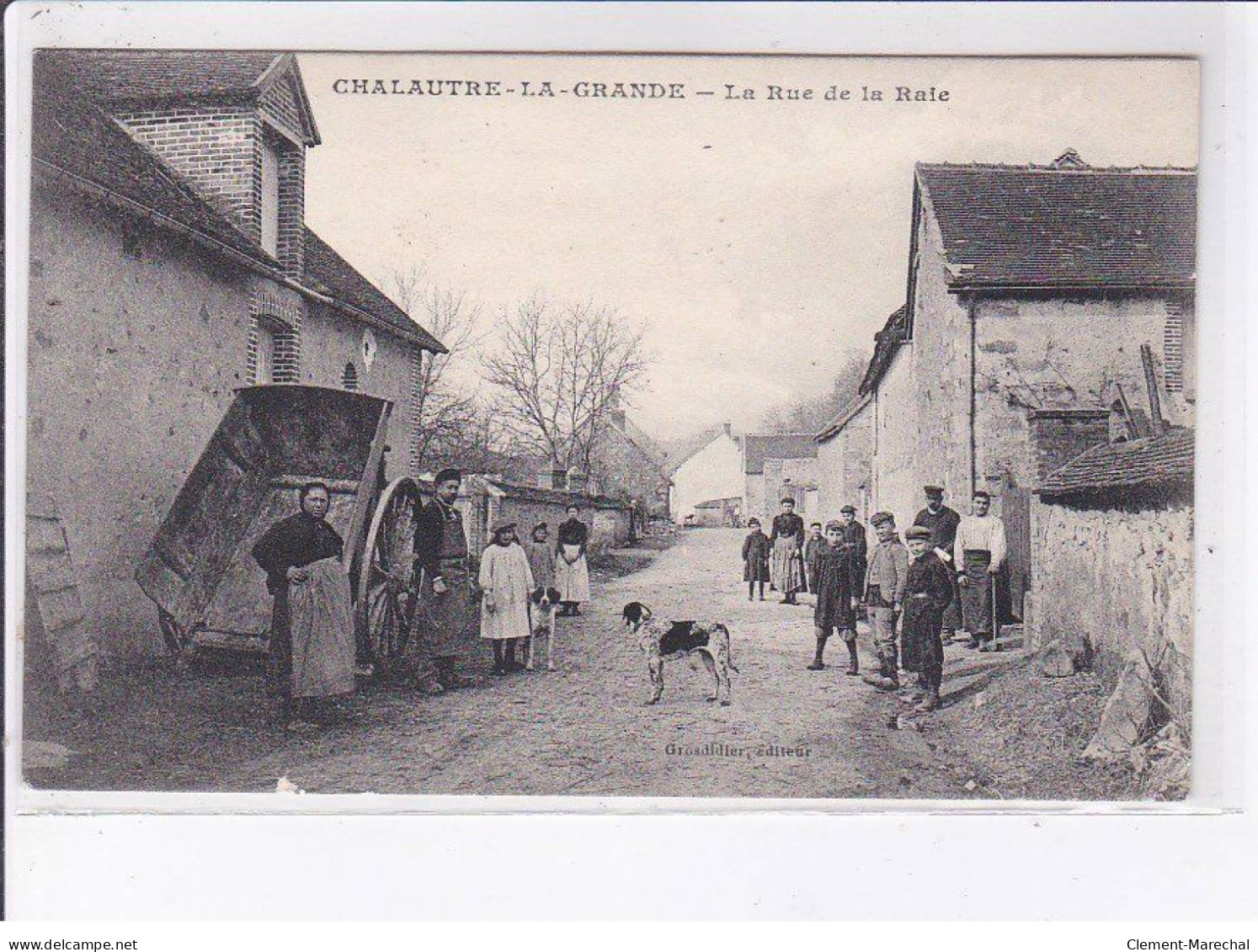 CHALAUTRE-LA-GRANDE: La Rue De La Raie - Très Bon état - Autres & Non Classés