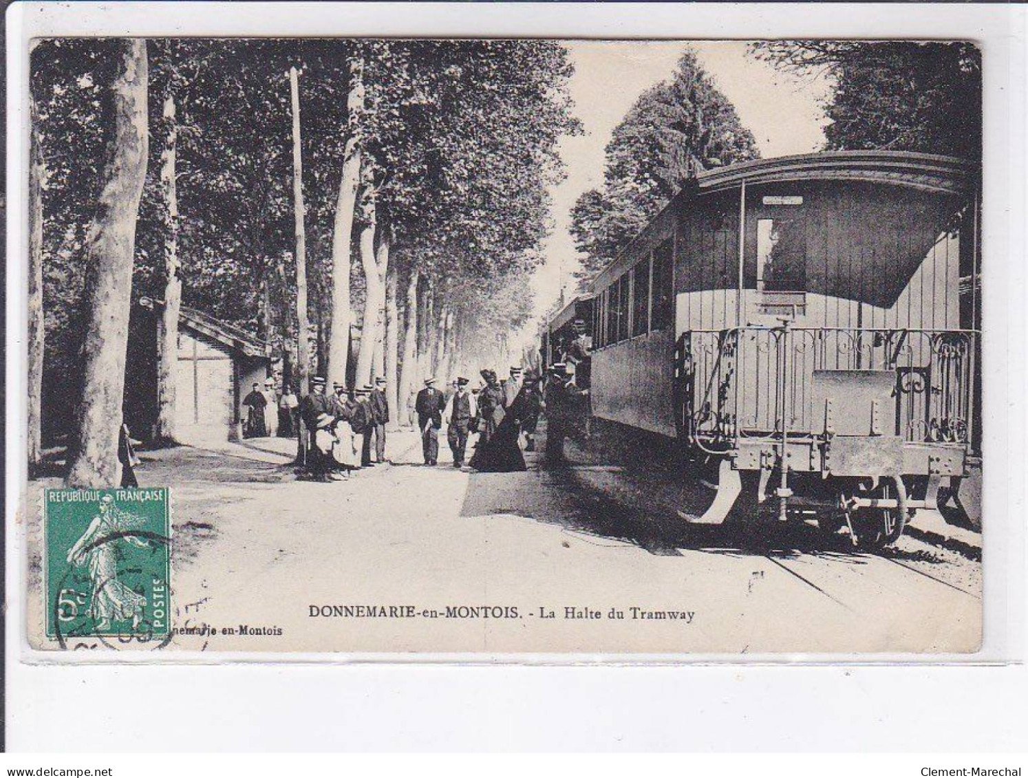 DONNEMARIE-en-MONTOIS: La Halte Du Tramway - état - Other & Unclassified