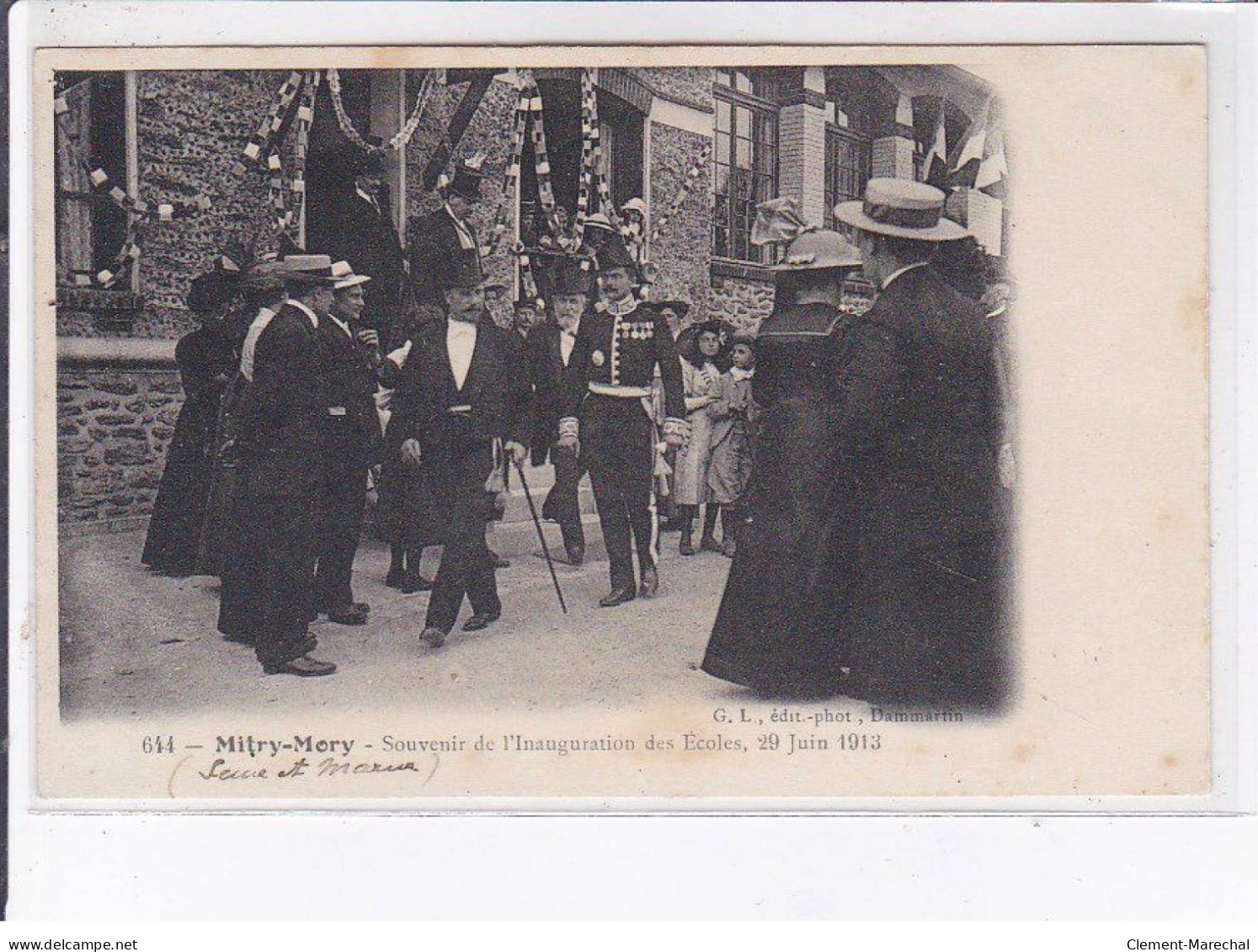 MITRY-MORY: Souvenir De L'inauguration Des écoles, 29 Juin 1912 - Très Bon état - Mitry Mory