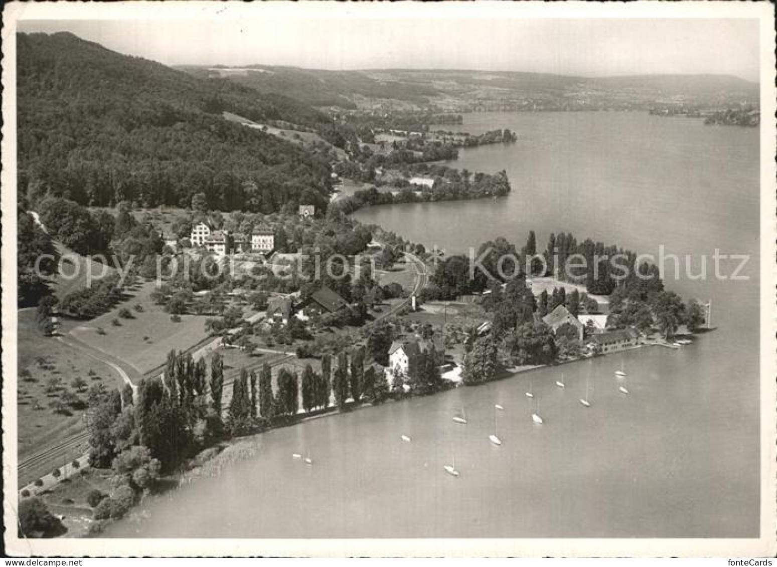 12589294 Steckborn Untersee Hotel Restaurant Glarisegg Bodensee Fliegeraufnahme  - Autres & Non Classés