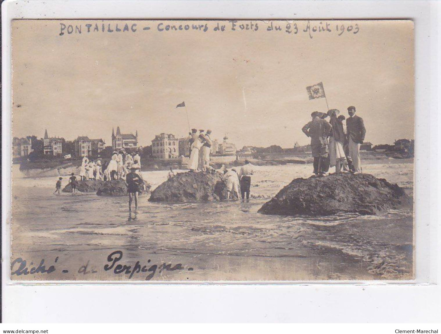 PONTAILLAC: 2CPA, Concours Du Forts Du 23 Juillet Août 1903 - Très Bon état - Andere & Zonder Classificatie