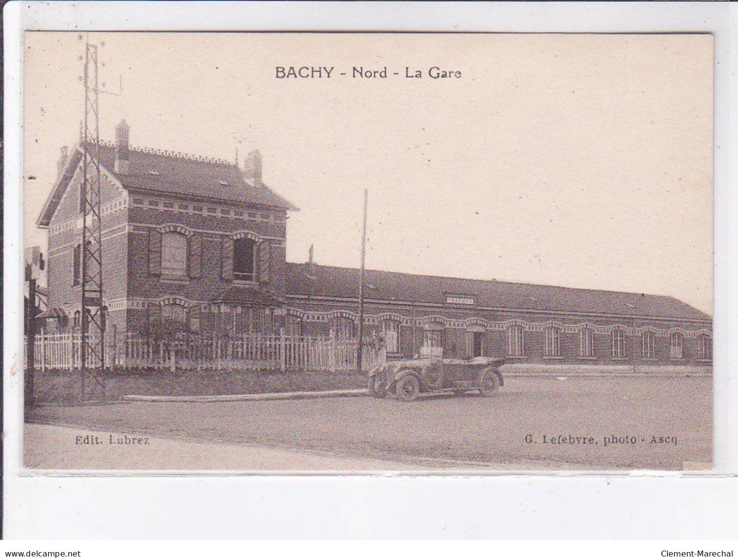 BACHY: Nord, La Gare - Très Bon état - Other & Unclassified