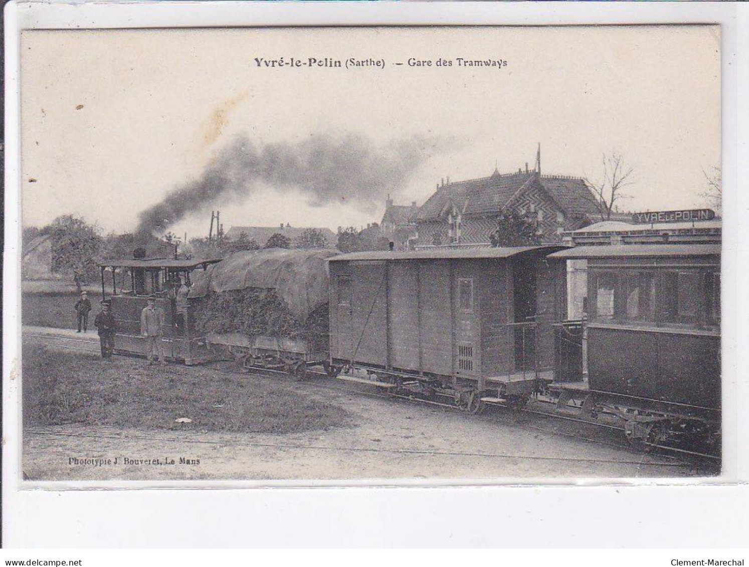 YVRE-le-POLIN: Gare Des Tramways - Très Bon état - Otros & Sin Clasificación