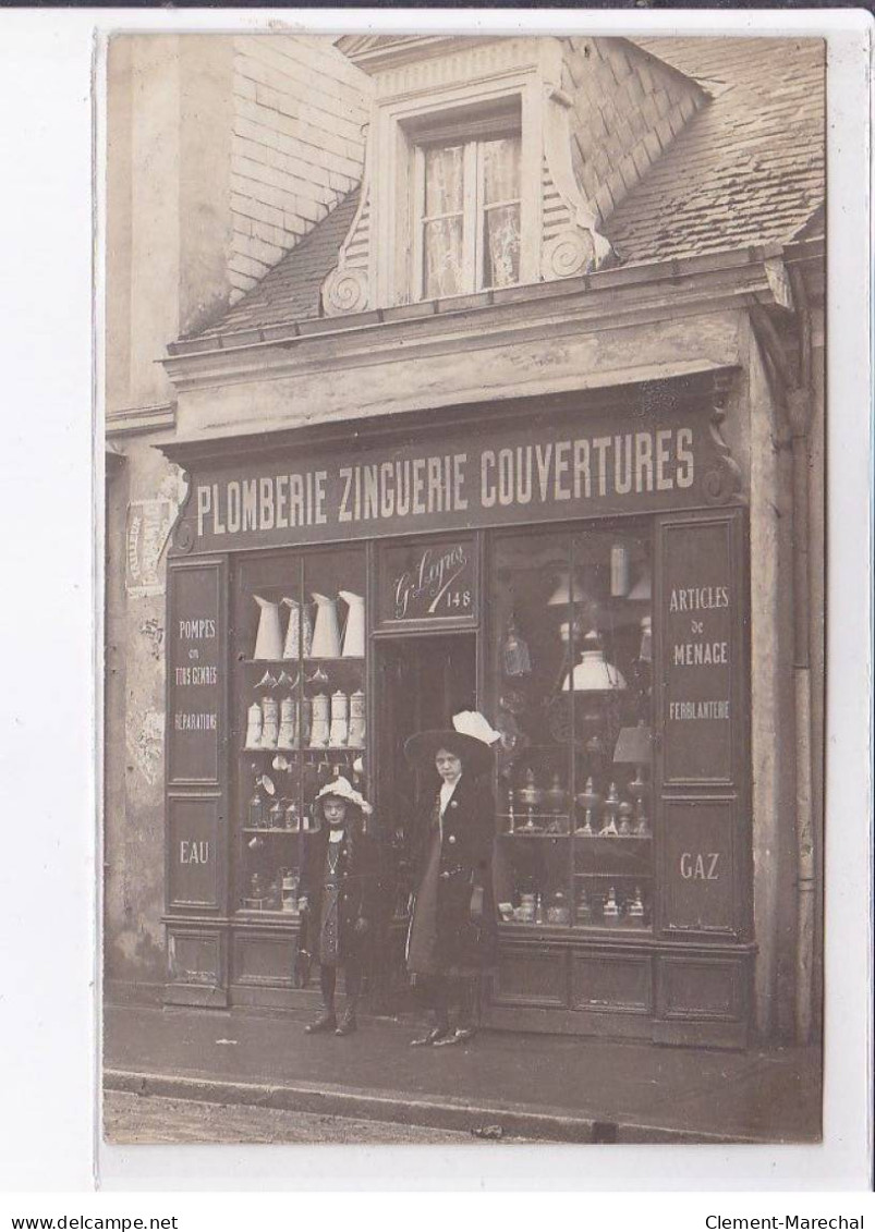 PARIS: à Localiser, Plomberie Legros, Zinguerie, Couvertures - Très Bon état - Other Monuments