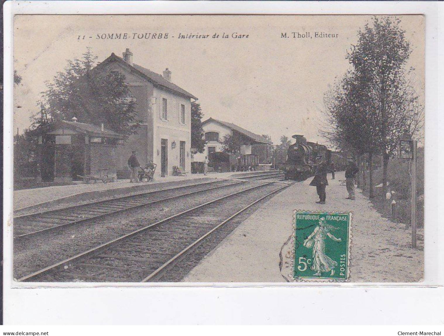 SOMME-TOURBE: Intérieur De La Gare - Très Bon état - Altri & Non Classificati