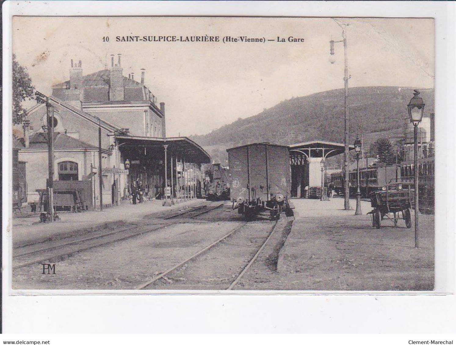 SAINT-SULPICE-LAURIERE: La Gare - état - Other & Unclassified
