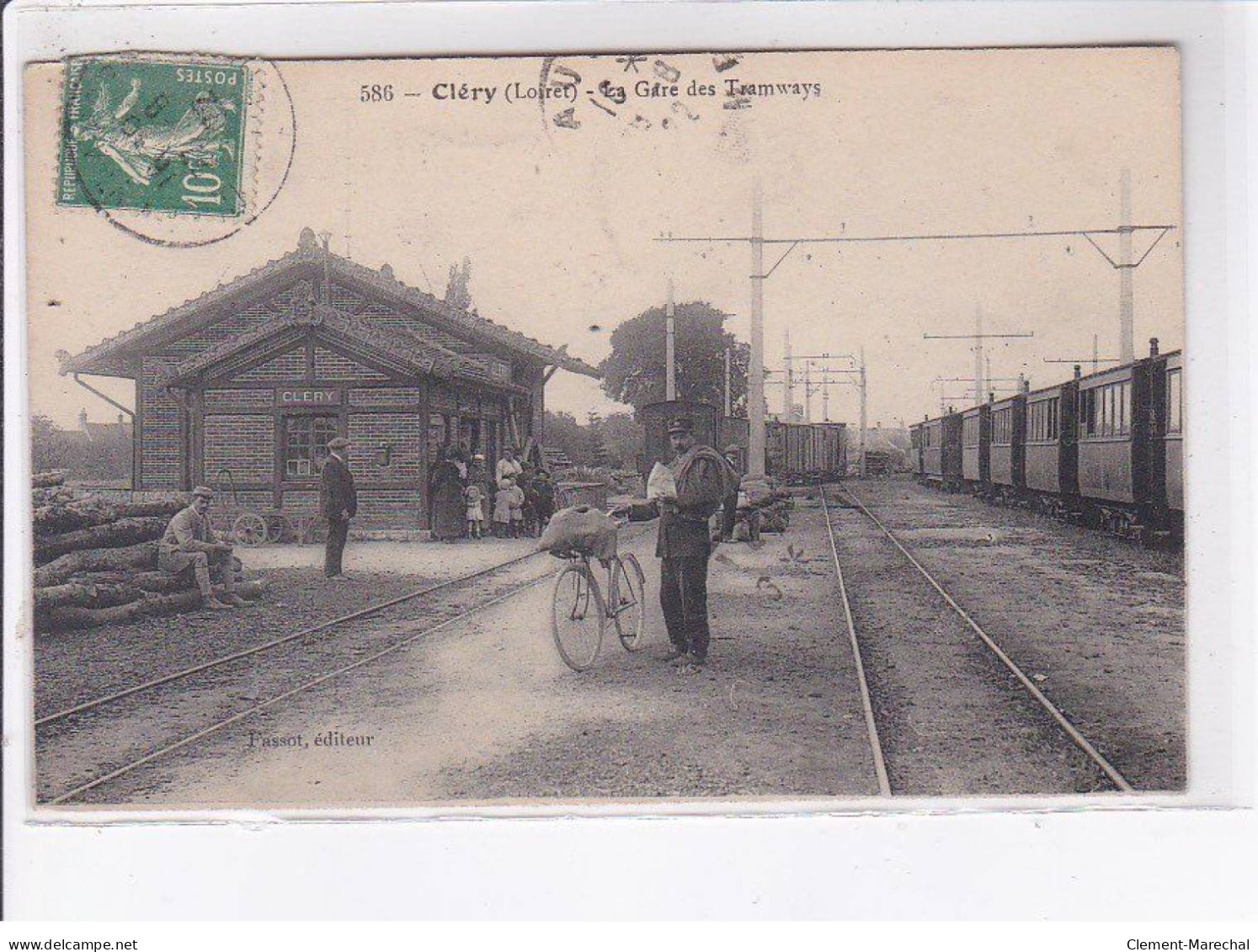 CLERY: La Gare Des Tramways - Très Bon état - Autres & Non Classés