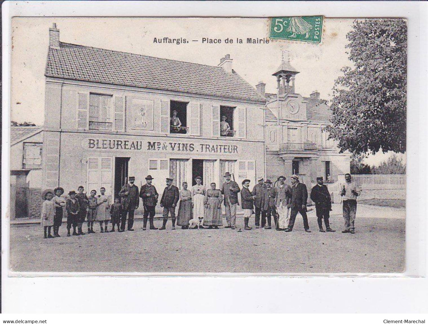 AUFFARGIS: Place De La Mairie, Bleureau, Vins, Traiteur - Très Bon état - Auffargis