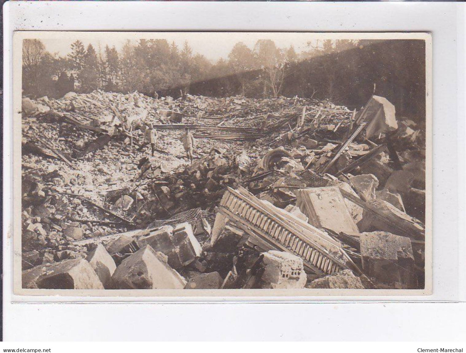 NEUFLIZE: Ruines Du Théatre De Neuflize, Octobre 1918 - Très Bon état - Andere & Zonder Classificatie